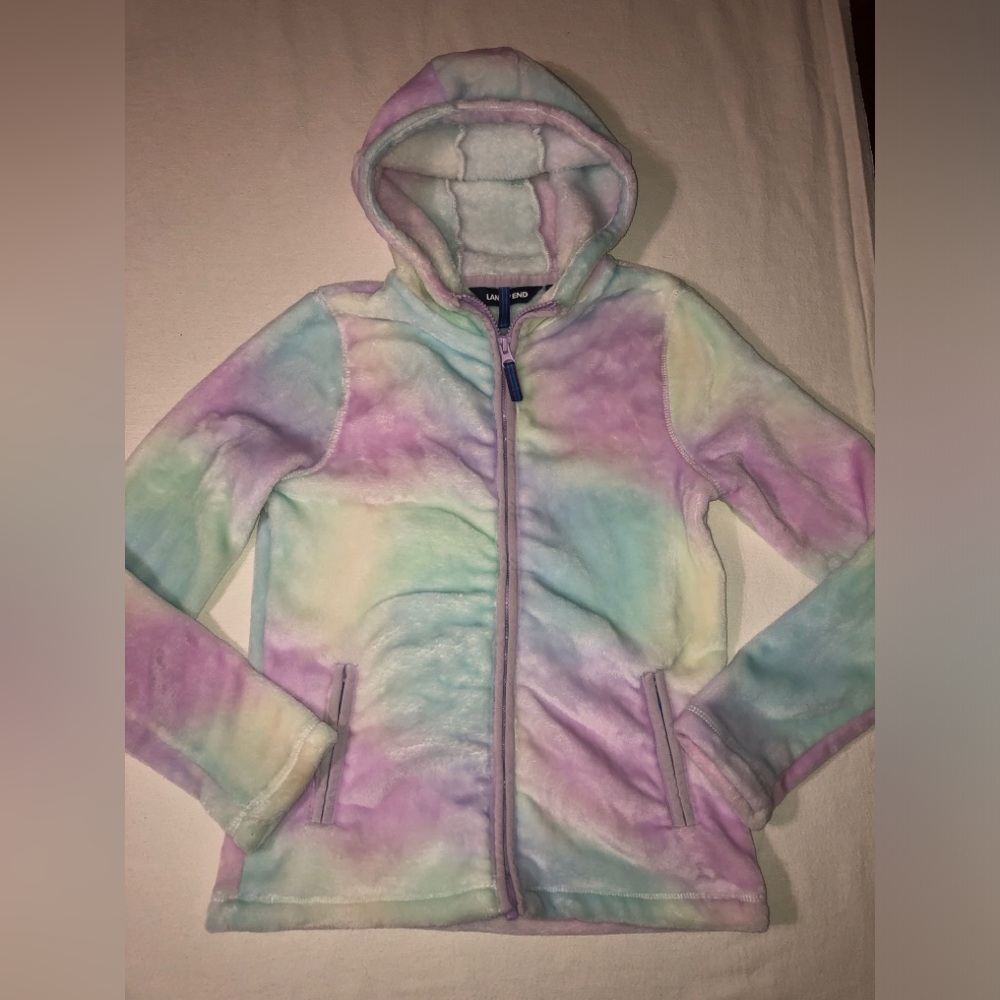 Lands end, softest fleece hoodie, jackets girls, 10–12